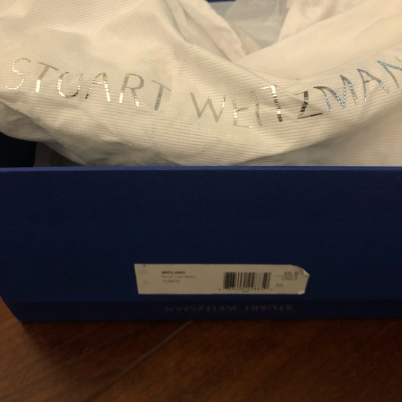 Stuart Weitzman Midland Thigh High Boots in Black Lush Napa Leather - Picture 7 of 8